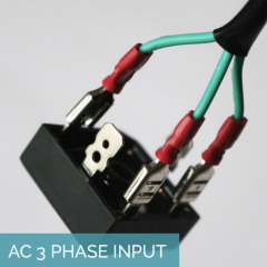 M37 Třífázový / jednofázový usměrňovací diodový můstek 100A (3)