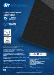 Plně černý 400W monokrystalický solární panel (5)